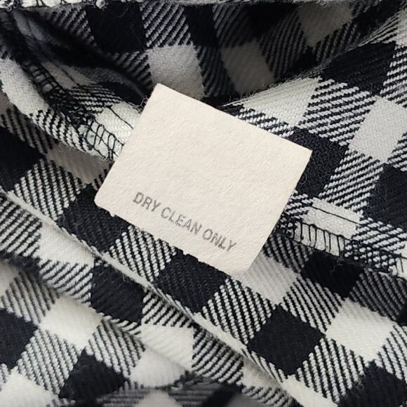 Vintage 80s Kips Bay Blazer Womens Size S Black White Gingham Plaid Lightweight - Picture 6 of 9